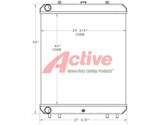 Hitachi 350LC-5N Radiator