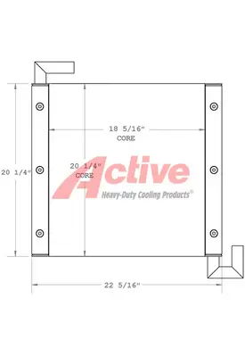 Hitachi EX60-5 Engine Oil Cooler