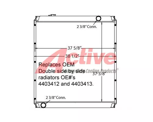 Radiator Hitachi EX300-5 Active Radiator