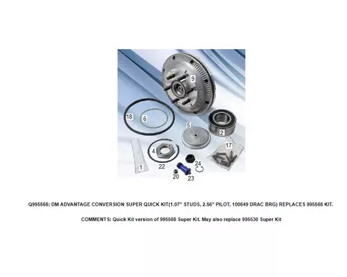 Fan Clutch HORTON DM Advantage Repair Kits Frontier Truck Parts