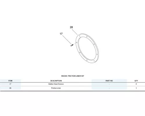 Fan Clutch HORTON DM Advantage Repair Kits Frontier Truck Parts
