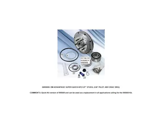 Fan Clutch HORTON DM Advantage Repair Kits Frontier Truck Parts