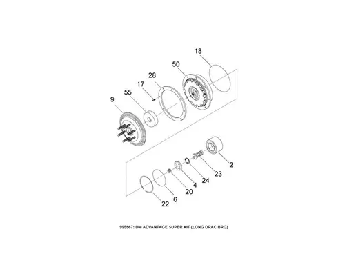 Fan Clutch HORTON DM Advantage Repair Kits Frontier Truck Parts