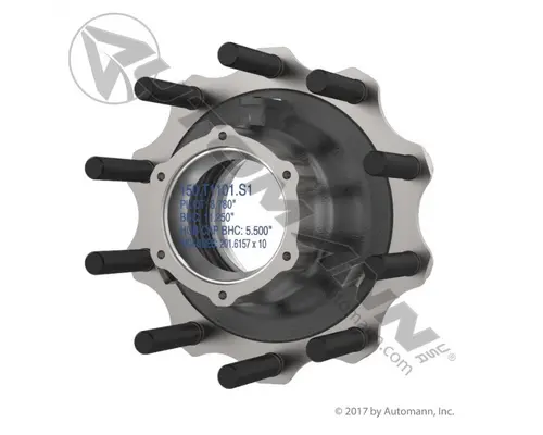 Hub HUB PILOTED - ALUMINUM 10 LUG LKQ Evans Heavy Truck Parts