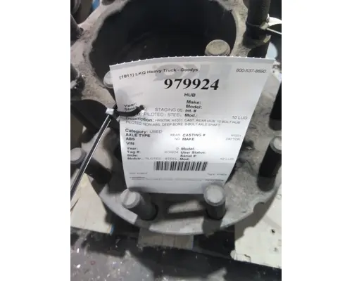 Hub HUB PILOTED - STEEL 10 LUG LKQ Heavy Truck - Goodys