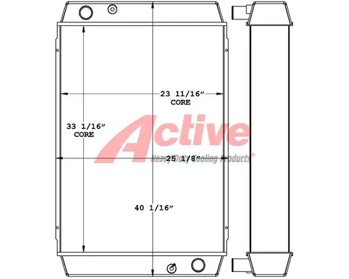 Hyundai 160D-7A Radiator