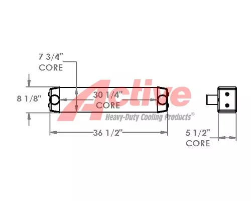 Hyundai 160D-7E Charge Air Cooler (ATAAC)