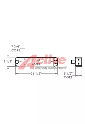 Hyundai 160D-7E Charge Air Cooler (ATAAC)