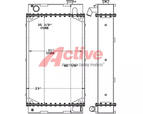 Hyundai HL740 Radiator