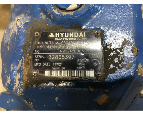 Hyundai HL757TM-9 Equip Hydraulic Pump