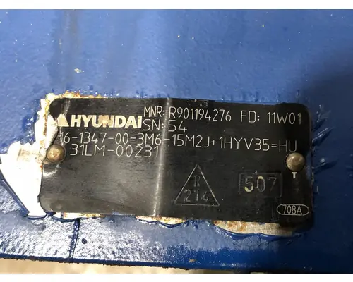 Hyundai HL757TM-9 Equip Hydraulic Valve