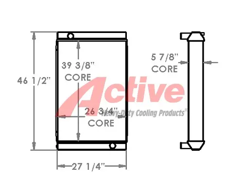 Radiator Hyundai HX520 Active Radiator