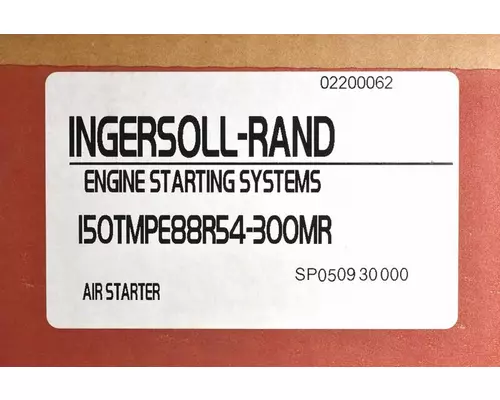 INGERSOLL-RAND  Starter Motor