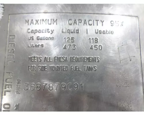INTERNATIONAL 125-134 GALLON FUEL TANK