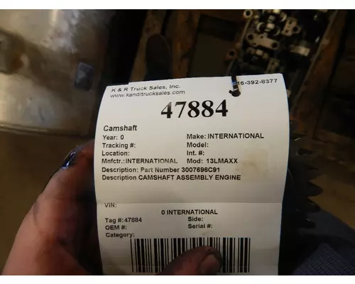 INTERNATIONAL 13LMAXX Camshaft