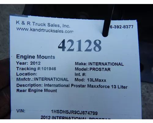 INTERNATIONAL 13LMaxx Engine Mounts