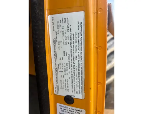 INTERNATIONAL 202946C91 Cab