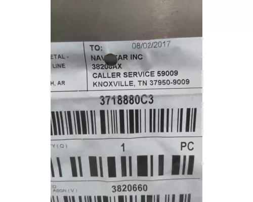 INTERNATIONAL 3000IC Interior Parts, Misc.