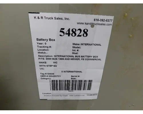 INTERNATIONAL 3000 Battery Box