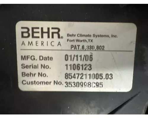 INTERNATIONAL 3530998C95 Heater Assembly