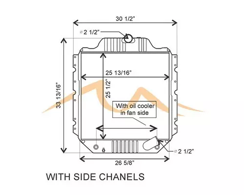 INTERNATIONAL 3600 RADIATOR ASSEMBLY