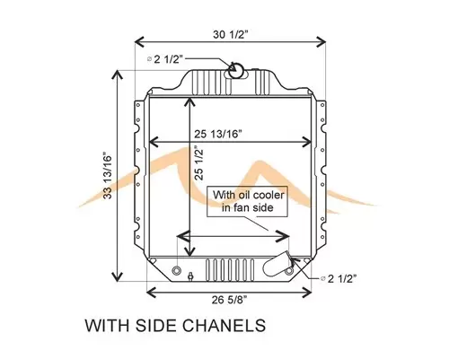 INTERNATIONAL 3600 RADIATOR ASSEMBLY