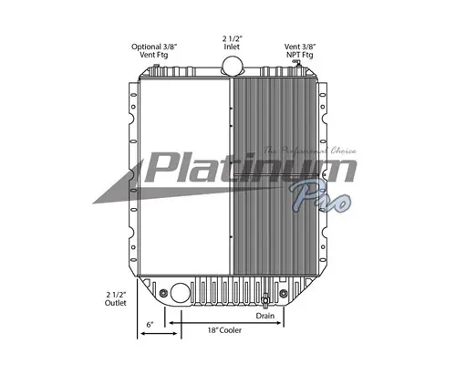 INTERNATIONAL 3600 RADIATOR ASSEMBLY
