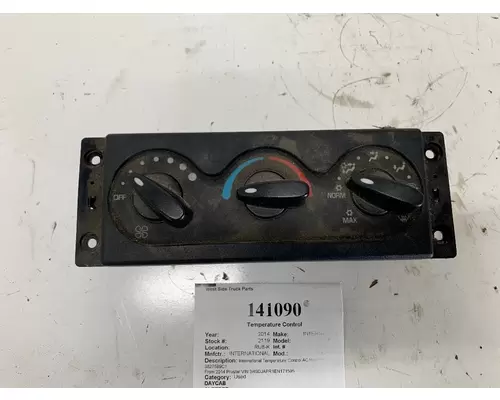 INTERNATIONAL 3827580C1 Temperature Control