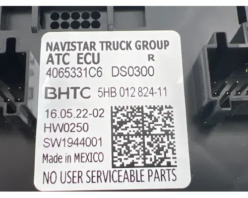 INTERNATIONAL 4065331C6 Temperature Control