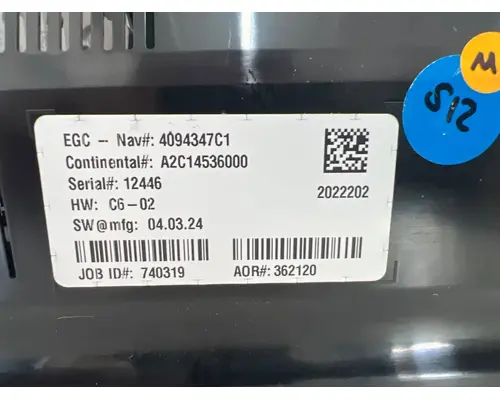 INTERNATIONAL 4094347C1 Instrument Cluster