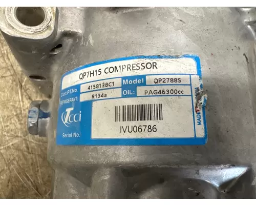INTERNATIONAL 4158138C1 Air Conditioner Compressor