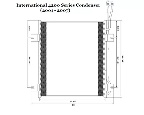 INTERNATIONAL 4200 Condenser