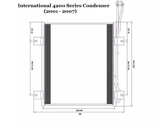 INTERNATIONAL 4200 Condenser