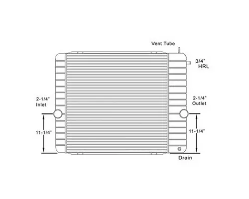 INTERNATIONAL 4200 RADIATOR ASSEMBLY