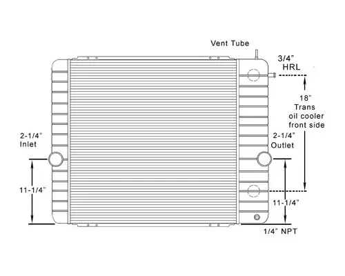 INTERNATIONAL 4200 RADIATOR ASSEMBLY