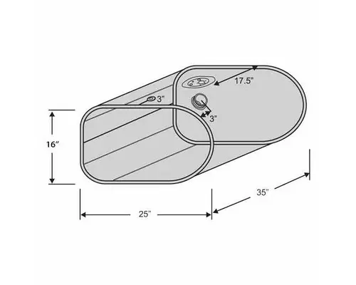 INTERNATIONAL 4300 2002-2019 FUEL TANK