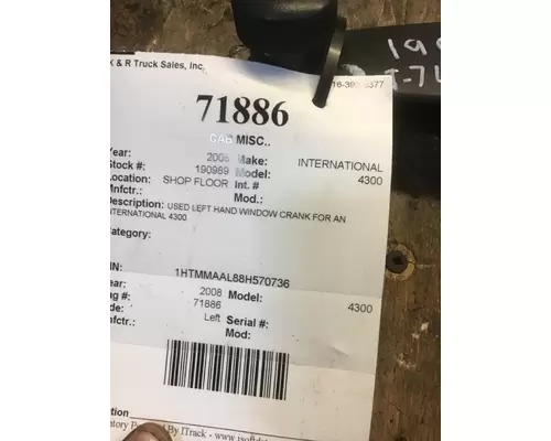INTERNATIONAL 4300 Body Parts, Misc.