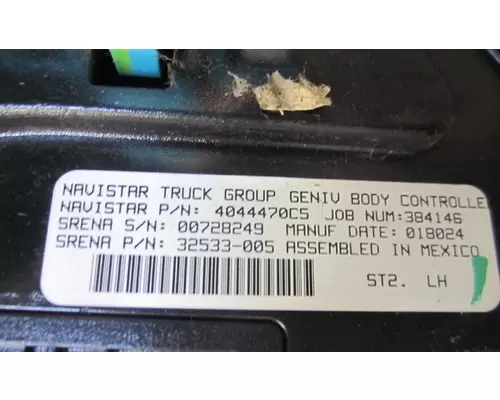 INTERNATIONAL 4300 CAB CONTROL UNIT MODULE