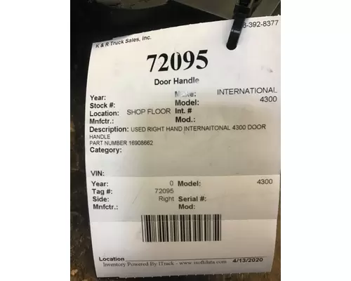 INTERNATIONAL 4300 Door Handle