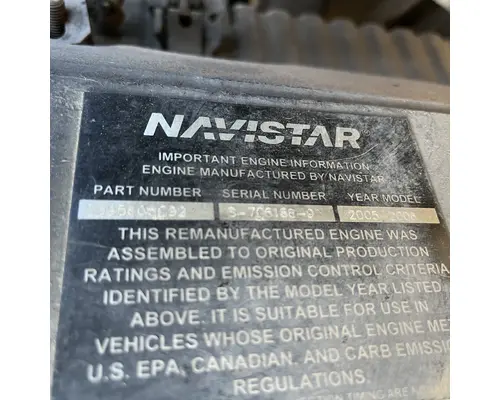 INTERNATIONAL 4300 Engine Assembly (CORE)