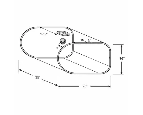 INTERNATIONAL 4300 FUEL TANK