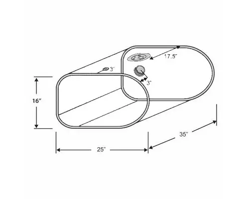 INTERNATIONAL 4300 FUEL TANK