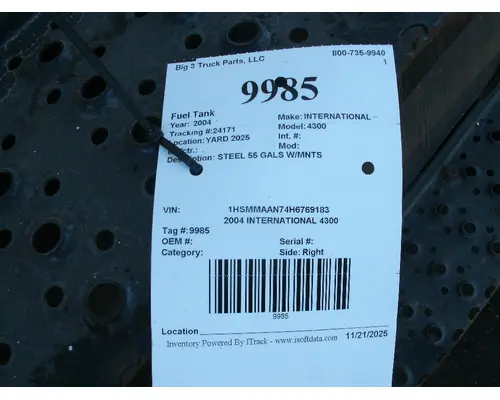 INTERNATIONAL 4300 Fuel Tank