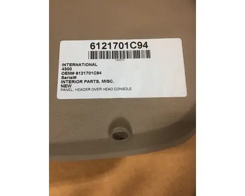 INTERNATIONAL 4300 Header Panel Assembly