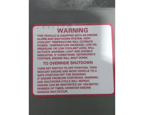 INTERNATIONAL 4300 INTERIOR SUN VISOR