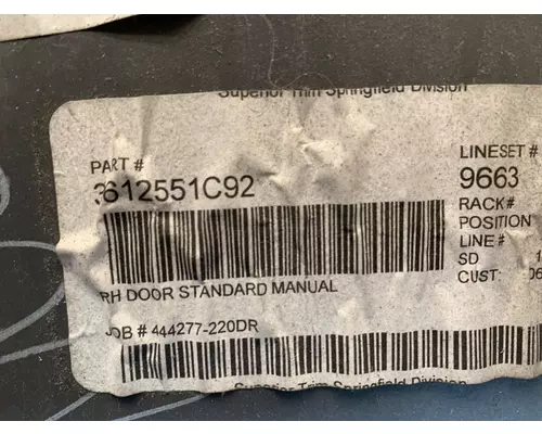 INTERNATIONAL 4300 Interior Trim Panel