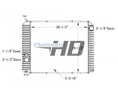 INTERNATIONAL 4300 RADIATOR ASSEMBLY