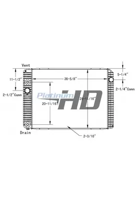 INTERNATIONAL 4300 RADIATOR ASSEMBLY