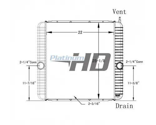 INTERNATIONAL 4300 RADIATOR ASSEMBLY