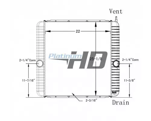 INTERNATIONAL 4300 RADIATOR ASSEMBLY